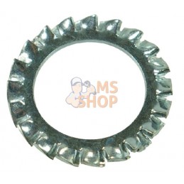 Rondelle frein dentelée M16x26x1,2mm, Acier zingué DIN 6798 Kramp | KRAMP Rondelle frein dentelée M16x26x1,2mm, Acier zingué DIN