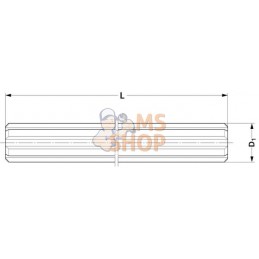 Axe cannelé 1 3/4"(6) par mètre | KRAMP Axe cannelé 1 3/4"(6) par mètre | KRAMPPR#506486