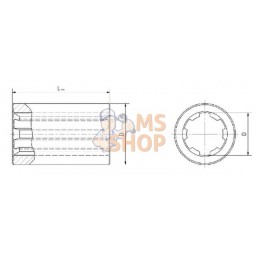 67-40-123 douille prof 1 3/4x6 | WALTERSCHEID 67-40-123 douille prof 1 3/4x6 | WALTERSCHEIDPR#513776