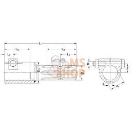 Réducteur Mâle 1 3/8" (6) Femelle 40mm avec boulon de serrage | KRAMP Réducteur Mâle 1 3/8" (6) Femelle 40mm avec boulon de serr