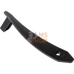 Plaque de guidage gauche avec support pour pied 30 mm, 80 x 8 x 425 mm | KRAMP Plaque de guidage gauche avec support pour pied 3