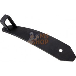 Plaque de guidage gauche avec support pour pied 30 mm, 80 x 8 x 425 mm | KRAMP Plaque de guidage gauche avec support pour pied 3
