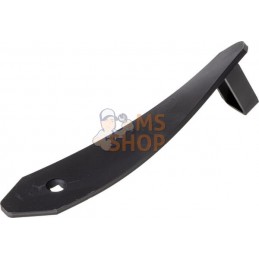 Plaque de guidage droite avec support pour pied 30 mm, 80 x 8 x 425 mm | KRAMP Plaque de guidage droite avec support pour pied 3