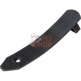Plaque de guidage droite avec support pour pied 30 mm, 80 x 8 x 425 mm | KRAMP Plaque de guidage droite avec support pour pied 3