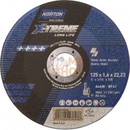 Disq coup X-Treme Life 125x1,6 | NORTON Disq coup X-Treme Life 125x1,6 | NORTONPR#484743