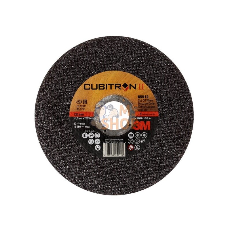 Disque Cubitron II 125x1mm | 3M Disque Cubitron II 125x1mm | 3MPR#505608 Disque Cubitron II 125x1mm | 3M Disque Cubitron II 125x1mm | 3MPR#505608