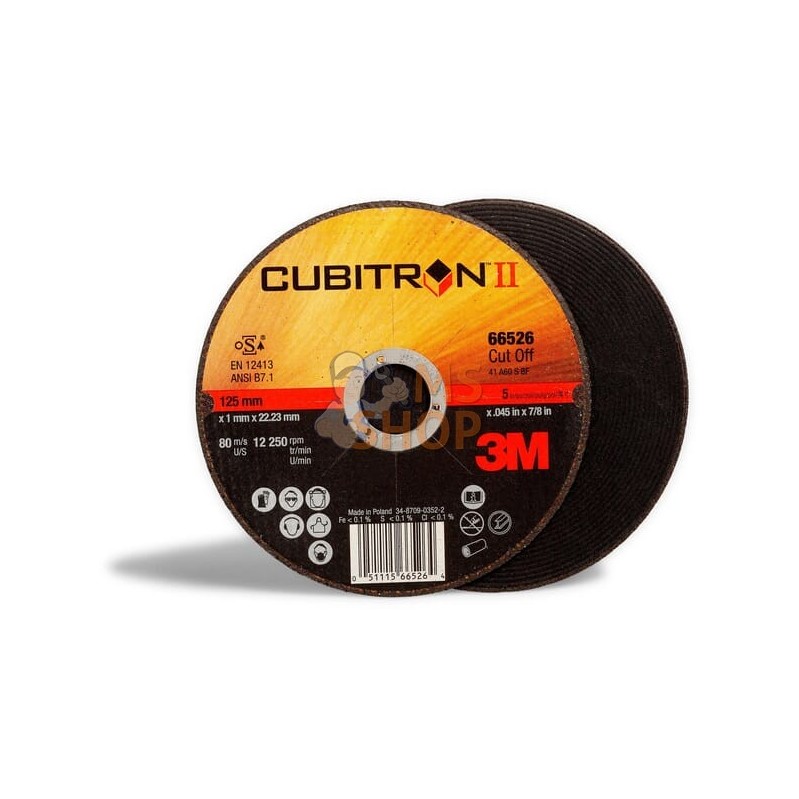 Disque Cubitron II 125x1,6mm | 3M Disque Cubitron II 125x1,6mm | 3MPR#505605 Disque Cubitron II 125x1,6mm | 3M Disque Cubitron II 125x1,6mm | 3MPR#505605