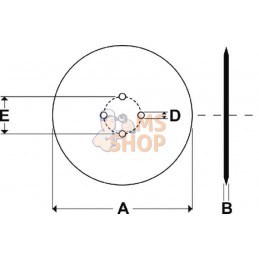 Disque de herse lisse 460 mm | EVERS Disque de herse lisse 460 mm | EVERSPR#1126117