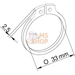 Circlip 35x2,5 SBF 207 | EVERS Circlip 35x2,5 SBF 207 | EVERSPR#1126034