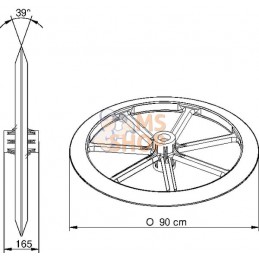 Disque Crosskill 90 cm Evers | EVERS Disque Crosskill 90 cm Evers | EVERSPR#1126142