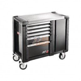 JETT6GM3PB; FACOM; Etabli mobile 6 tiroirs noir; pièce detachée