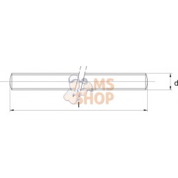 Tige filetée noire 3/4" UNC 4.6 | KRAMP Tige filetée noire 3/4" UNC 4.6 | KRAMPPR#1126827