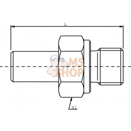 Pièce à visser droite Inox | PH HYDRAULIK Pièce à visser droite Inox | PH HYDRAULIKPR#1127005