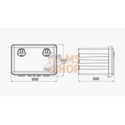 Boîte à outils Just 900-R | DAKEN Boîte à outils Just 900-R | DAKENPR#1127117