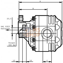 Pompe FP3073D0-19T1-LGF/GF-N | CASAPPA Pompe FP3073D0-19T1-LGF/GF-N | CASAPPAPR#1127128