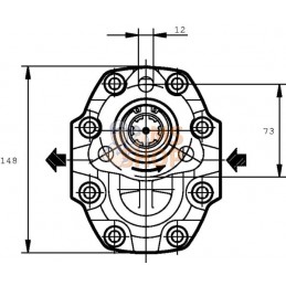 Pompe FP3073D0-19T1-LGF/GF-N | CASAPPA Pompe FP3073D0-19T1-LGF/GF-N | CASAPPAPR#1127128