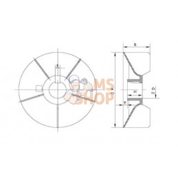 Ventilateur EM71-6P IE2 | KRAMP Ventilateur EM71-6P IE2 | KRAMPPR#1127306