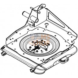 Module de confort pour Fendt décalage de 50 mm | GRAMMER Module de confort pour Fendt décalage de 50 mm | GRAMMERPR#1127320