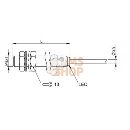 Capteur inductif M8 x1,5 | BALLUFF Capteur inductif M8 x1,5 | BALLUFFPR#1127357