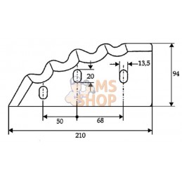 Couteau de mélangeuse avec couche de carbure de tungstène | NON ORIGINAL Couteau de mélangeuse avec couche de carbure de tungstè