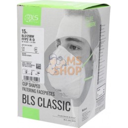 BLS 129BW FFP2 RD masque à valve 15pcs | BLS BLS 129BW FFP2 RD masque à valve 15pcs | BLSPR#1127729