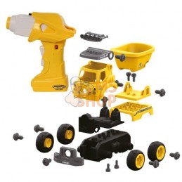 Camion benne premier kit RC 27 pièces avec tournevis sans fil | JAMARA Camion benne premier kit RC 27 pièces avec tournevis sans