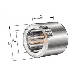 Roulement roue libre à aiguille 12x18x16 mm, HF1216-L564 INA/FAG | INA/FAG Roulement roue libre à aiguille 12x18x16 mm, HF1216-L