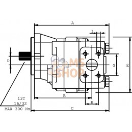 Pompe hydraulique HDP30.34 D0-04S3 LMC/MB- | CASAPPA Pompe hydraulique HDP30.34 D0-04S3 LMC/MB- | CASAPPAPR#1128292