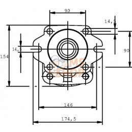 Pompe hydraulique HDP30.34 D0-04S3 LMC/MB- | CASAPPA Pompe hydraulique HDP30.34 D0-04S3 LMC/MB- | CASAPPAPR#1128292