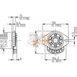 Bride pour PLP20/ S1-EL(Alu) | CASAPPA Bride pour PLP20/ S1-EL(Alu) | CASAPPAPR#1142017