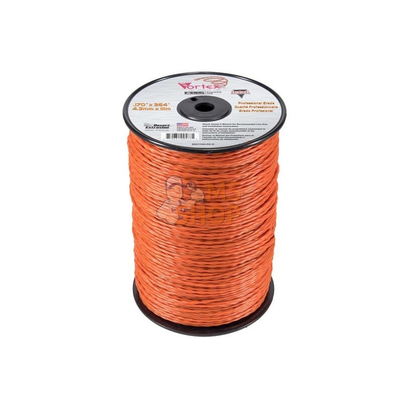 Fil nylon 4.3mm 111m twist, Vortex Alu | VORTEX Fil nylon 4.3mm 111m twist, Vortex Alu | VORTEXPR#1142232