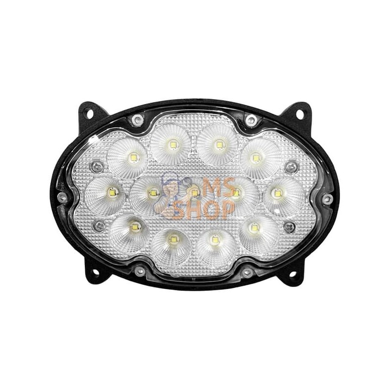 Phare de travail LED, 39 W, 3500 lm, ovale, 10/30 V, 138x93x69 mm, faisceau large, 13 LED, Kramp | KRAMP Phare de travail LED, 3 Phare de travail LED, 39 W, 3500 lm, ovale, 10/30 V, 138x93x69 mm, faisceau large, 13 LED, Kramp | KRAMP Phare de travail LED, 3