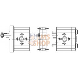 2eme pompe hydraulique | CASAPPA 2eme pompe hydraulique | CASAPPAPR#1142257