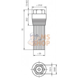 Pinceau de graissage Ø 20 mm | PERMA Pinceau de graissage Ø 20 mm | PERMAPR#1142469