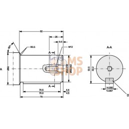 Roue moteur d’axe Ø50 cylindr | DANFOSS Roue moteur d’axe Ø50 cylindr | DANFOSSPR#1142625