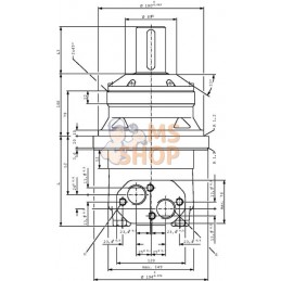 Roue moteur d’axe Ø50 cylindr | DANFOSS Roue moteur d’axe Ø50 cylindr | DANFOSSPR#1142625