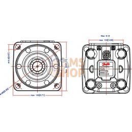Moteur orbit arbre coniq. 1:10 | DANFOSS Moteur orbit arbre coniq. 1:10 | DANFOSSPR#1142652