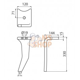Dents de herse rotative G, entraxe long | KRAMP Dents de herse rotative G, entraxe long | KRAMPPR#1142771