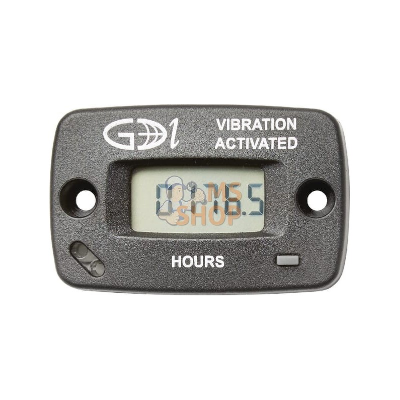 Vibration counter, with transport filter, displays full hours | GDI Vibration counter, with transport filter, displays full hour