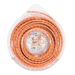 Fil nylon 4.3mm 21m twist, Vortex Alu | VORTEX Fil nylon 4.3mm 21m twist, Vortex Alu | VORTEXPR#1142889