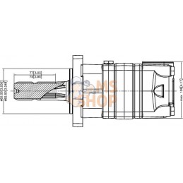Moteur Orbit Cardan 1 3/8"Z6 | WHITE Moteur Orbit Cardan 1 3/8"Z6 | WHITEPR#1143016