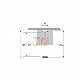 GRI202610F; HALLITE; Bagues guides 20x 26x10; pièce detachée