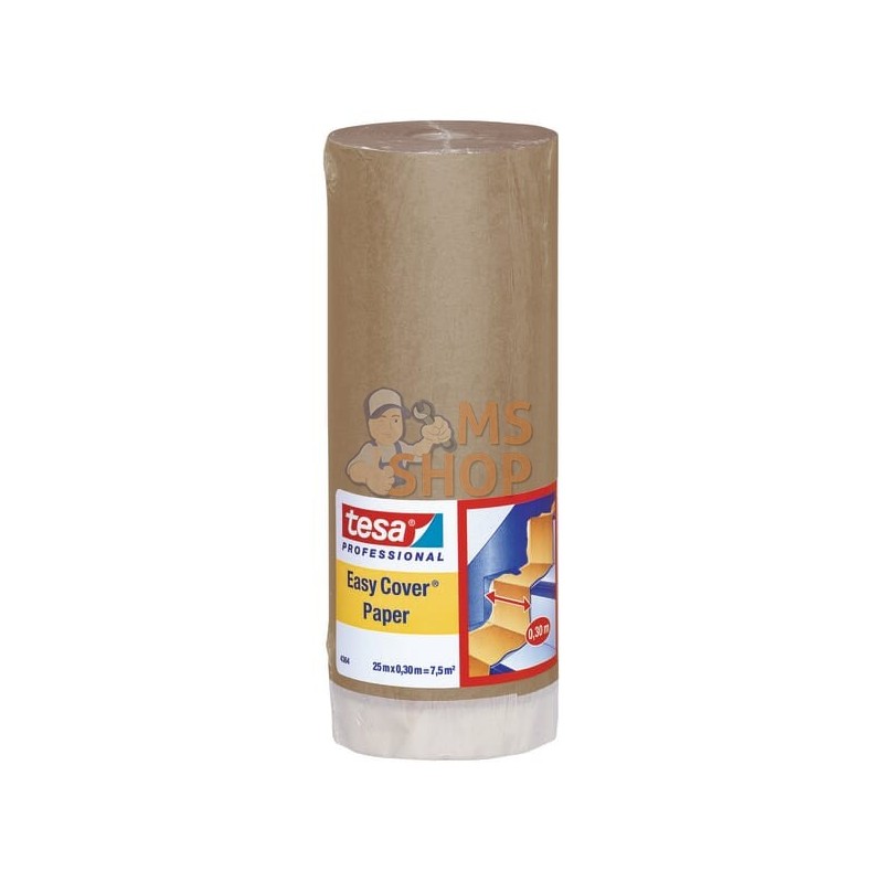 Papier Easy Cover® 25 mx300 mm brun | TESA Papier Easy Cover® 25 mx300 mm brun | TESAPR#1150859