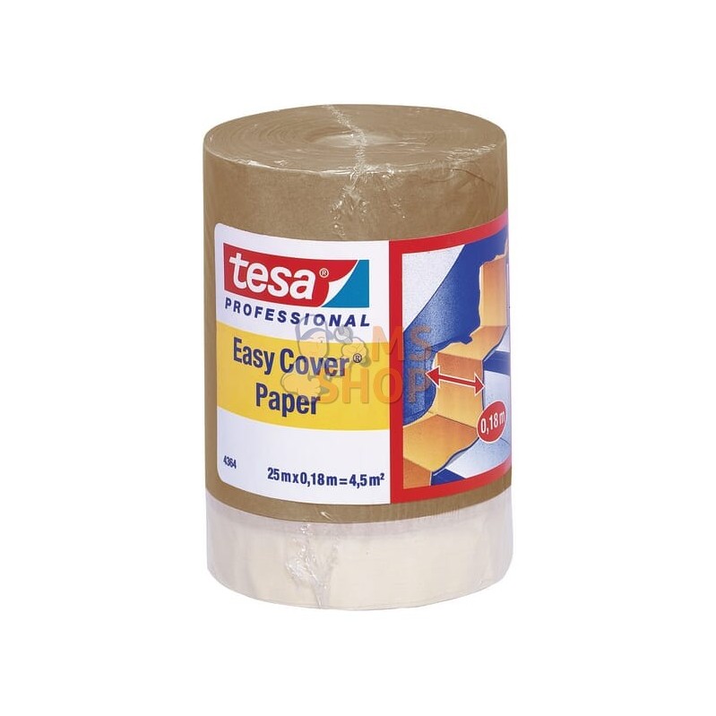 Papier Easy Cover® 25 mx180 mm brun | TESA Papier Easy Cover® 25 mx180 mm brun | TESAPR#1150860