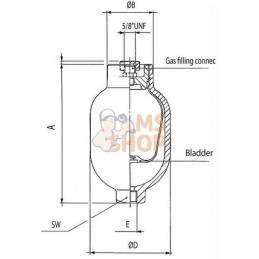 Accumulateur 10 L 360/30 Bars | SAIP Accumulateur 10 L 360/30 Bars | SAIPPR#1150976