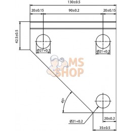 Support pour Bequille | CUSTOMER SPECIFIC Support pour Bequille | CUSTOMER SPECIFICPR#1151493