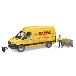 MB Sprinter DHL avec chauffeur | BRUDER MB Sprinter DHL avec chauffeur | BRUDERPR#1151542