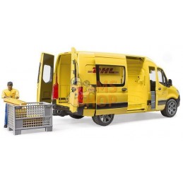 MB Sprinter DHL avec chauffeur | BRUDER MB Sprinter DHL avec chauffeur | BRUDERPR#1151542