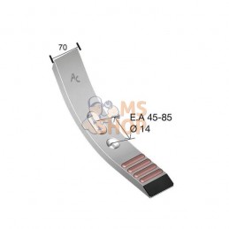 Soc chisel 400x70x20 EA 45mm-85mm Ø14 | AGRICARB Soc chisel 400x70x20 EA 45mm-85mm Ø14 | AGRICARBPR#1151564