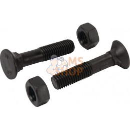 Kit boulons 2x M12x60 VK + écrous | KRAMP Kit boulons 2x M12x60 VK + écrous | KRAMPPR#1151259